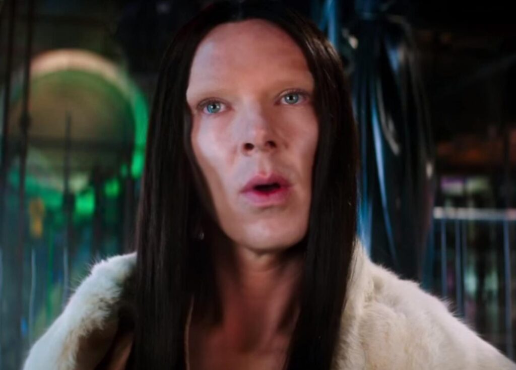 Benedict Cumberbatch in Zoolander looking for financial advice