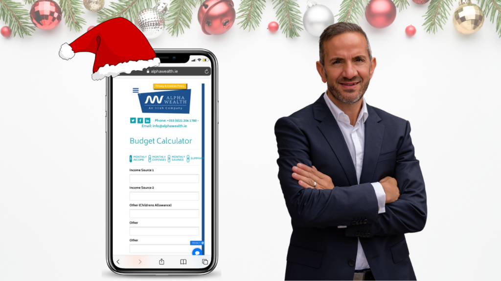 Create a budget to help you manage your finances over the Christmas period.